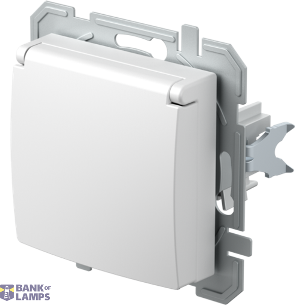 SOCKET SCHUKO+COVER 2P+E 16A 250V~ PP XO 4417015 image 3