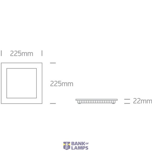 WHITE CCTV 22W IP20 230V image 2