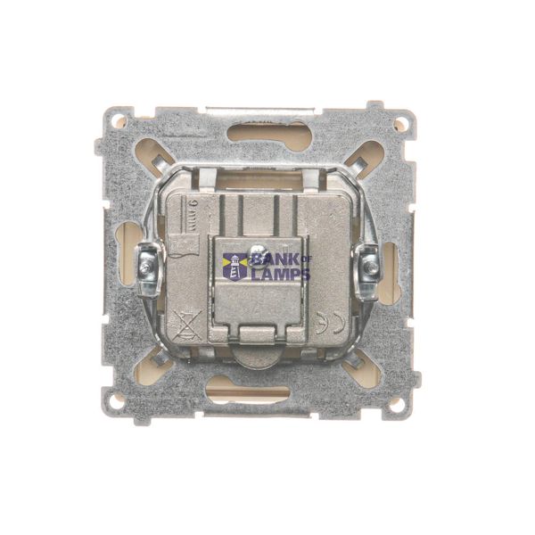 Temperature regultor with outer sensor, Silver matt, metalic image 1
