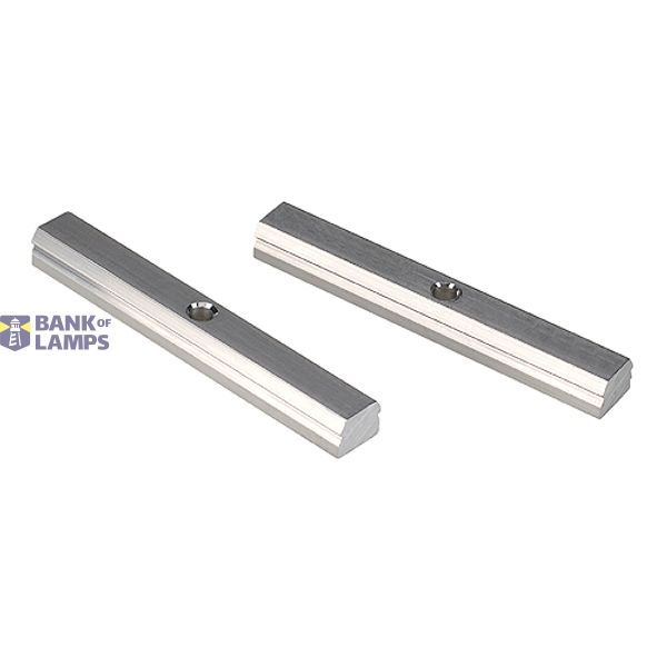 Mounting bracket f. LED Wall profile, +Screws & dowels, 3pcs image 1