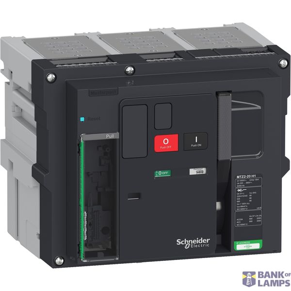 Circuit Breaker MTZ2 20H1 3P D/O image 1