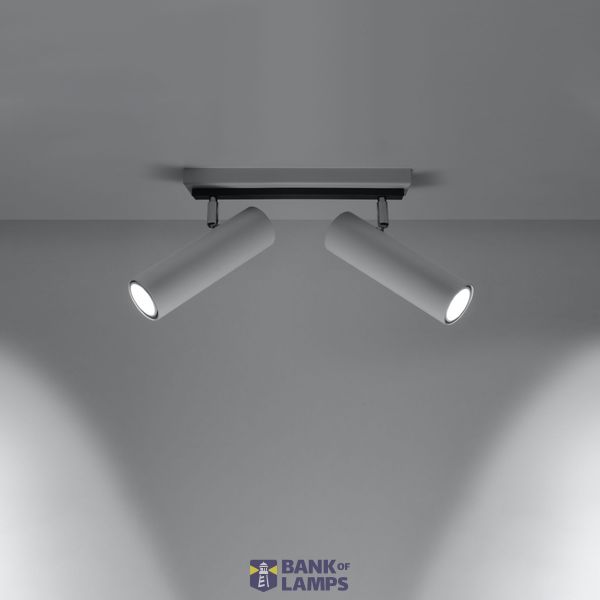 CEILING LAMP DIREZIONE 2 WHITE GU10 2X40W IP20 image 8