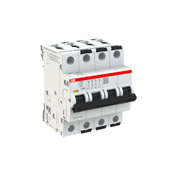 S304P-C32 Miniature Circuit Breaker - 4P - C - 32 A image 1