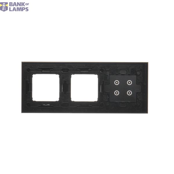 Single frame, black, chrome base image 2