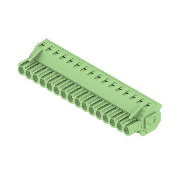 PCB plug-in connector, female plug, 5.08 mm, Number of poles: 16, 225°, Clamping yoke connection, Clamping range, max. : 4 mm², Box image 3