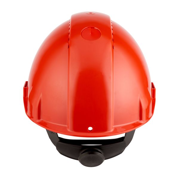 3M™ Hard Hat, Uvicator, Ratchet, Ventilated, Plastic Sweatband, Red, G image 9