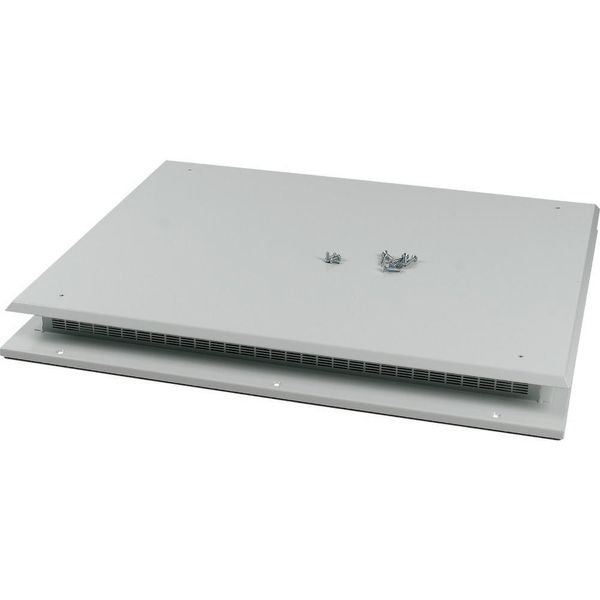 XTSZPTAV-W1200 Top plate for OpenFrame, ventilated, W=1200mm, IP31, grey image 5