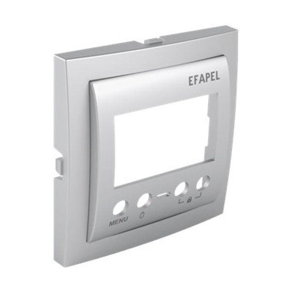 COVER PLATE F/MULTIF CHRONOTHERMOSTAT ALUM image 1