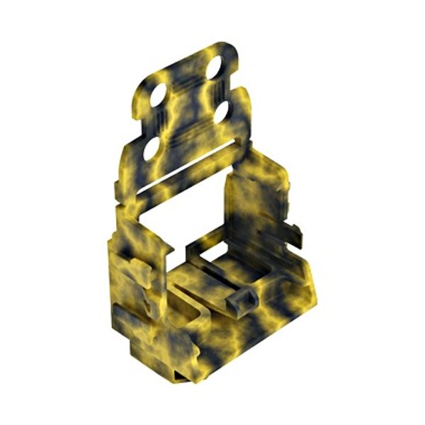 Wago Mounting adapter for TS 15, dark grey-yellow image 1