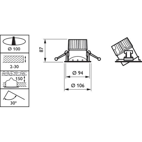 RS731B LED12S/840 PSE-E WB WH image 2