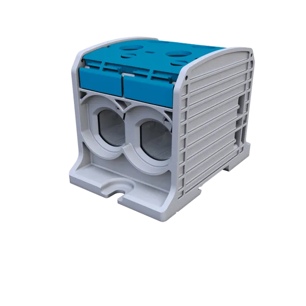 STB 185-2 Rail-mounted terminal block Al/Cu 87820 SIMBLOCK blue image 1