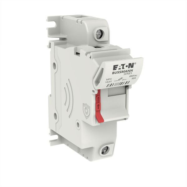 Fuse holder low voltage 1P 50A 690V AC 14×51mm IEC image 2