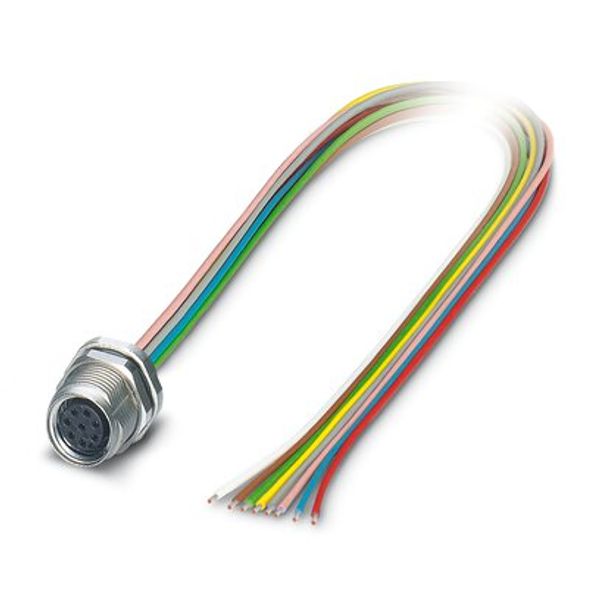 SACC-DSI-M8FS-8CON-M10/0,5 - Device connector, rear mounting image 1