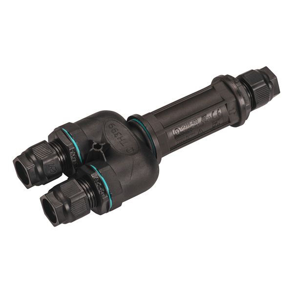 Connection box ,IP68,black image 1