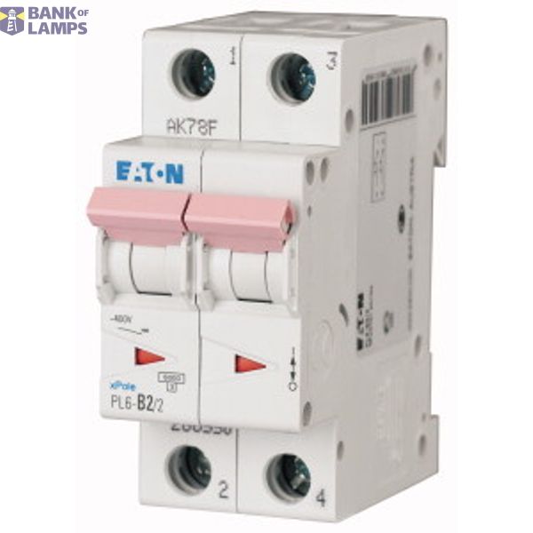 PL6-B2,5/2 Small circuit breaker, 6kA 2p (instead of 177544) image 1