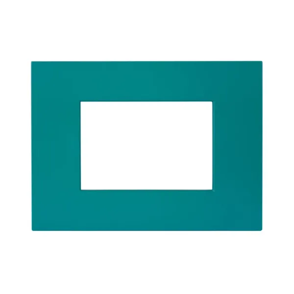 SMART EASY S44 TECHNOPOLYMER PLATE, TEAL COLOR - MATT FINISH - 3 MOD. image 1