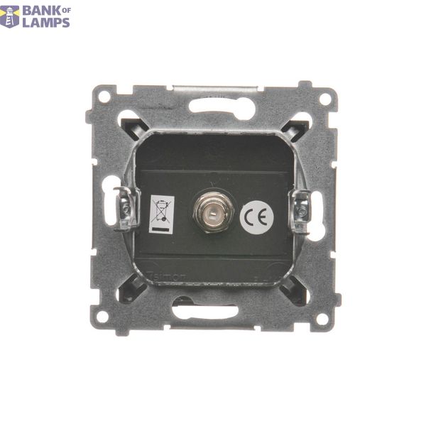 Key for a group of roller blinds for switches and electronic controllers, Silver matt, metalic image 1