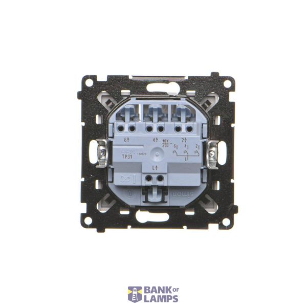 Splash-proof "bell" push button, IP54, 10AX, Screw, white image 1
