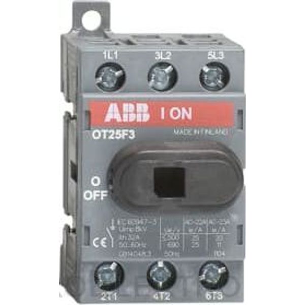 OT25F3 SWITCH-DISCONNECTOR image 1