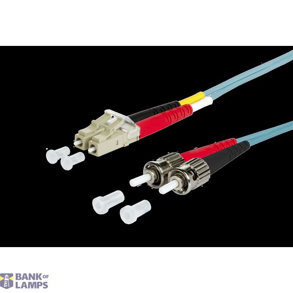 OpDAT patch cord LC-D/2xST OM3, 15.0 m image 2