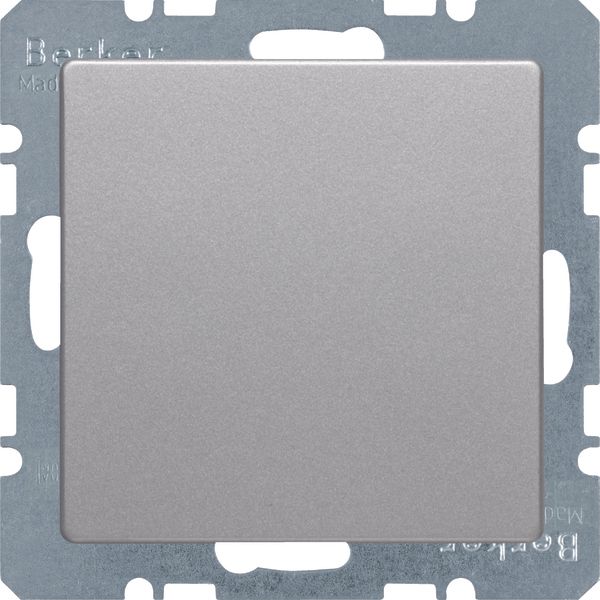 Blind plug with centre plate Q.1/Q.3 alu velvety, lacquered image 1