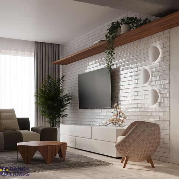 WALL LAMP SENSES WHITE G9 2X40W IP20 image 7