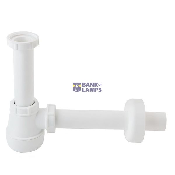 Bidet bottle trap without outlet 11/4"x32, white image 1