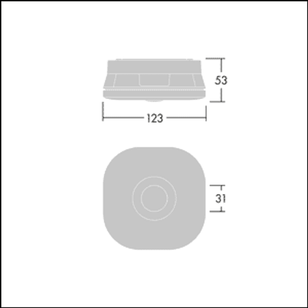 Voyager FIT MSC E3T NM WH - LED emergency luminaire image 3