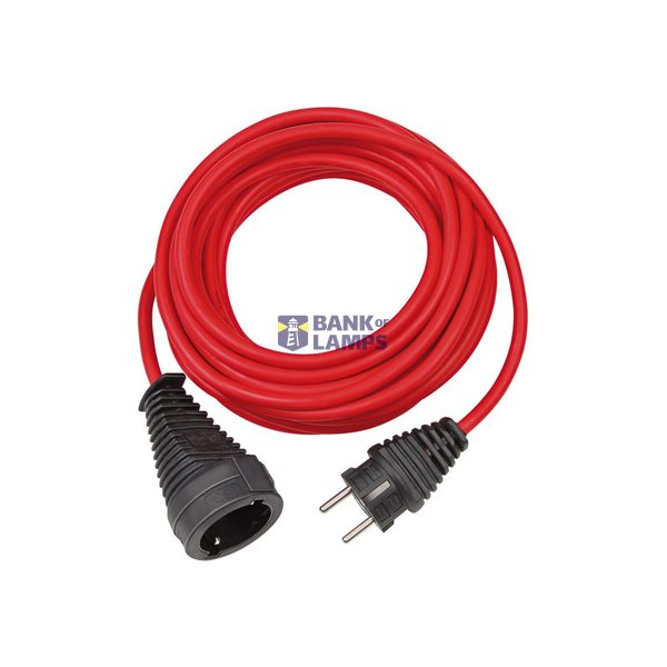 Quality plastic extension cable 50m red H05VV-F 3G1,5 *FR* image 1