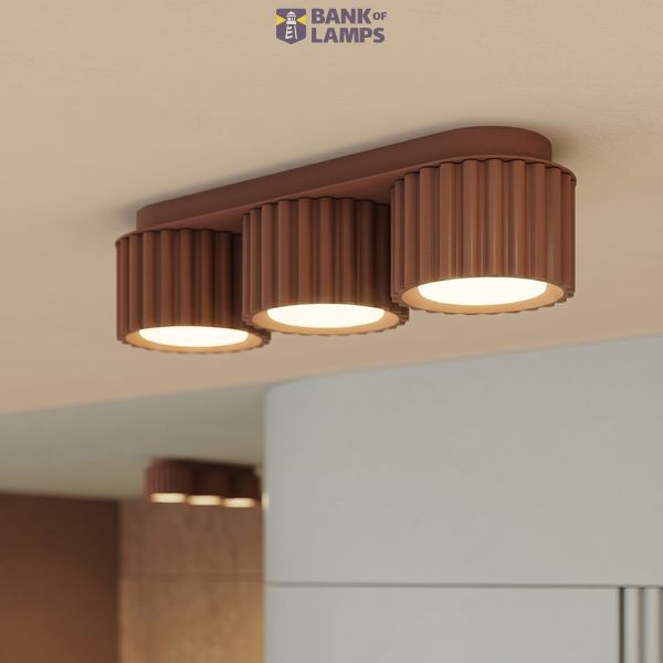 Ceiling lamp AURA 3 mocha Gx53 image 5