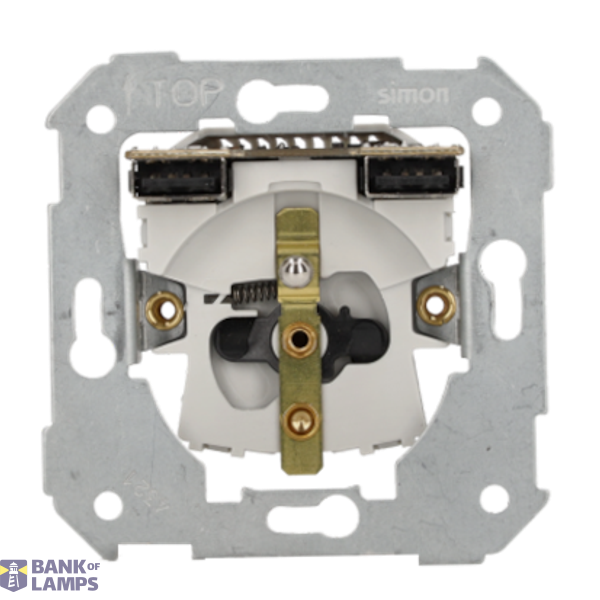 Socket with A+A USB charger, 16A, Charging current: 2.1A image 1