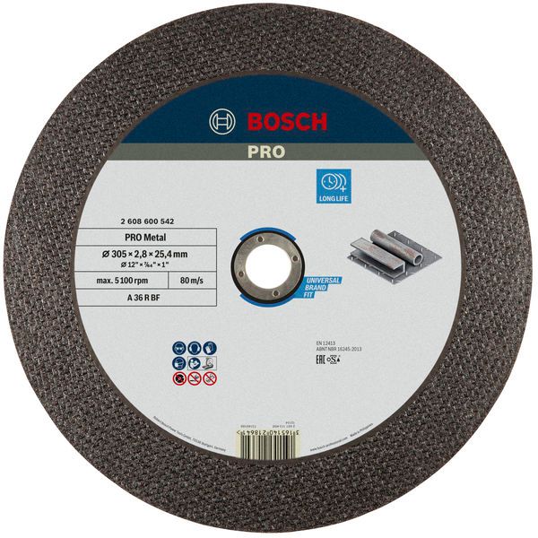 Expert for Metal straight cutting disc A 36 R BF, 300 mm, 25,40 mm, 2,8 mm image 2