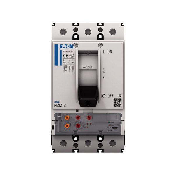 NZM2 PXR20 circuit breaker, 125A, 4p, N = 200%, Screw terminal image 4