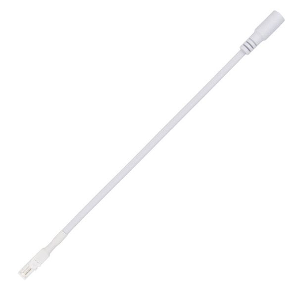 Connection connector Mini (socket), cable with connector (socket) 0.2m, white image 1