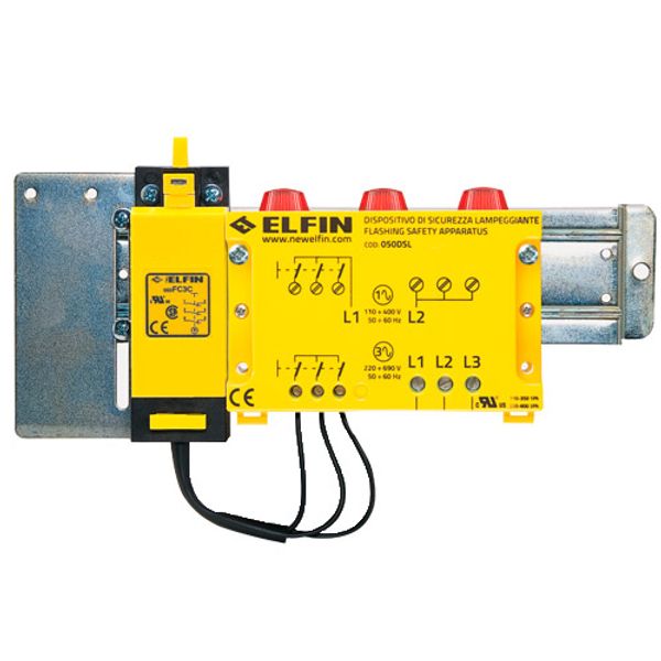 Three-phase flashing safety device 220-690V image 1