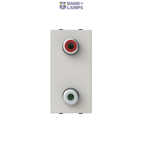 N2155.2 DN - RCA socket 2x (Red-White) image 1