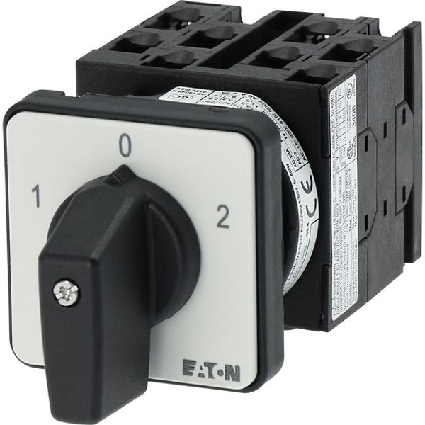 T0-4-8213/E Changeoverswitches, T0, 20 A, flush mounting, 4 contact unit(s), Contacts: 8, 60 °, maintained, With 0 (Off) position, 1-0-2, Design number 8213 image 5