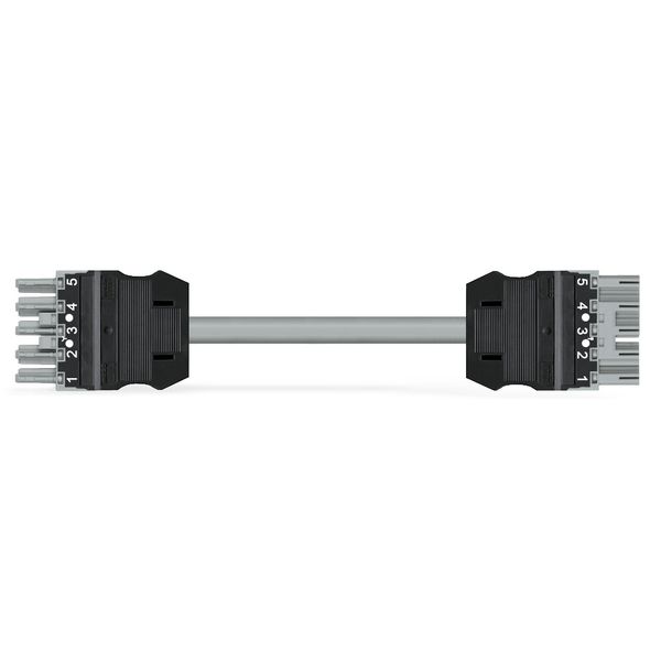 pre-assembled interconnecting cable;Eca;Socket/plug;gray image 1