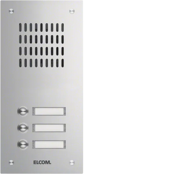 TVG-3/1 Outdoor Station for Door Speakers 3/1 Round Button UP Stainless Steel ESTA image 1