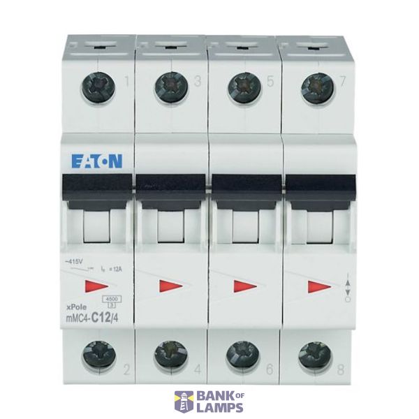 mMC4-C12/4 Eaton Moeller series xPole (Style 5) - mMC4/6/M MCB image 1
