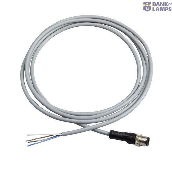 FEMALE 1/2INCH 20UNF PREWIRED CONNECTOR 3 PIN ELBOWED 20M PUR CABLE (C image 2