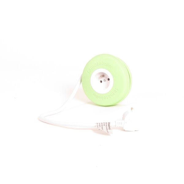 FAMATEL 2993-G Extension cable Roller 2993-G EasyLife, green 2m 3x1.5mm2 16A 250V image 1