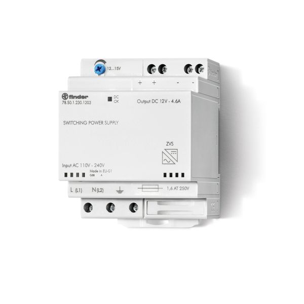 Switch.power suppl.70mm.In.110...240VUC Out.50W 12VDC/Volt.regulator (78.50.1.230.1203) image 2
