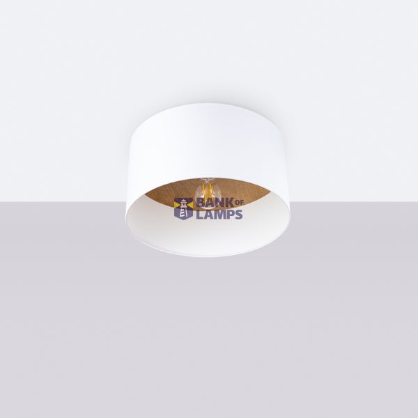 Ceiling lamp TELESTO white/light brown image 3