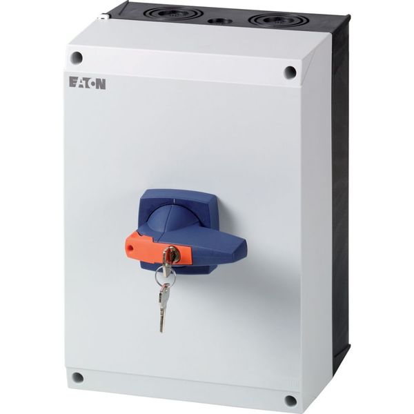 DMM-125/3/I5/C-B Switch-disconnector, DMM, 125 A, 3 pole, with blue knob, cylinder lock, in CI-K5 enclosure image 4