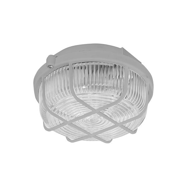 PANLUX Lamp KRUH 100W E27 IP44 plastic gray image 1