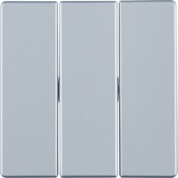 Rocker 3gang, Q.1/Q.3/Q.7, aluminium velvet, lacquered image 1