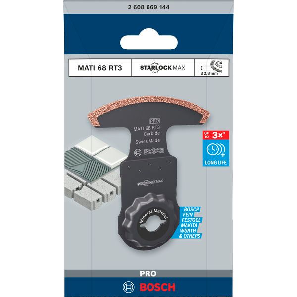 PRO Multi Material MATI 68 RT3 Multitool Blade image 2