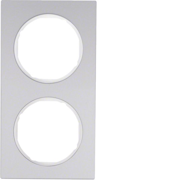 Frame 2gang, R.3, al./p. white image 1