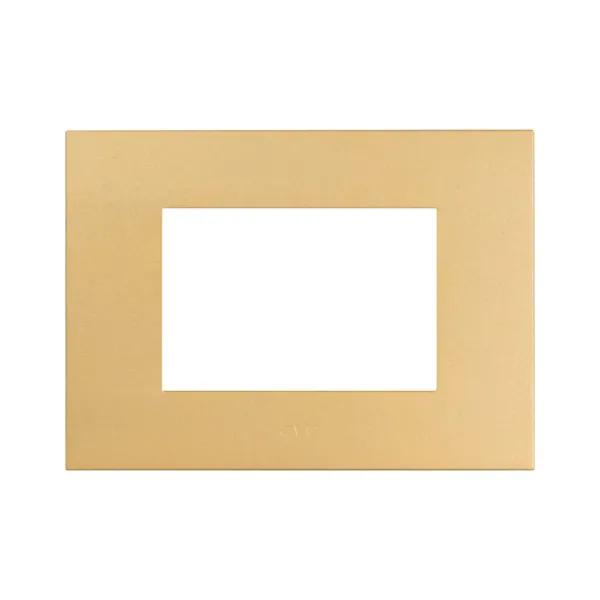 SMART EASY S44 TECHNOPOLYMER PLATE, GOLD COLOR - MATT FINISH - 3 MOD. image 1